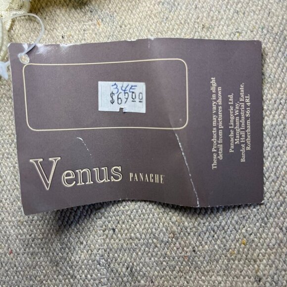 Panache Venus Woman's Lace Underwire Bride Sexy Super Bra Sz 34E - Picture 2 of 6